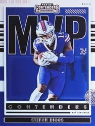 2021 Panini Contenders MVP Contenders Stefon Diggs #MVP-SDI card