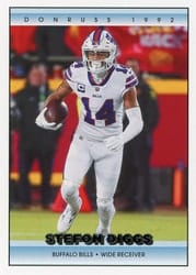 2022 Donruss Retro 1992 Stefon Diggs #25 card