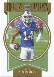 2022 Panini Legacy Timeless Talents Stefon Diggs #TT-9 card