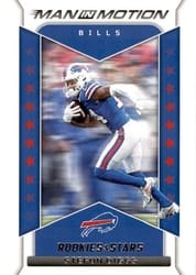 2022 Panini Rookies & Stars Man In Motion Stefon Diggs #MM-17 card