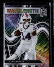 2022 Panini Spectra Wavelength Stefon Diggs #WVE-15 card