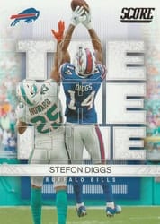 2022 Score Toe the Line Stefon Diggs #TL-SD card