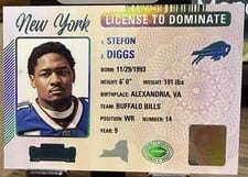 2023 Panini Contenders License to Dominate Stefon Diggs #27 card