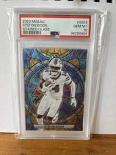 2023 Panini Mosaic Stained Glass Stefon Diggs #SG-14 card