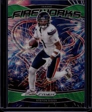 2024 Panini Prizm Fireworks Stefon Diggs #9 card
