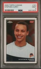 2009 Topps Chrome Stephen Curry #101 card