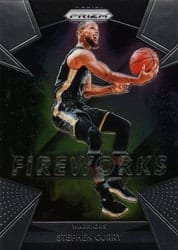 2018-19 Panini Prizm Fireworks Stephen Curry #23 card