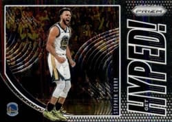 2019-20 Panini Prizm Get Hyped! Stephen Curry #4 card