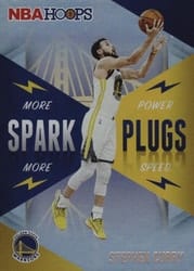 2020-21 Hoops Spark Plugs Stephen Curry #5 card