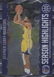 2020-21 Panini Illusions Season Highlights Stephen Curry #3 card