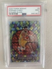 2020 Panini Mosaic Stained Glass Stephen Curry #4 card