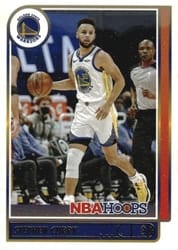 2021-22 Hoops Winter Base Set Stephen Curry #18 card