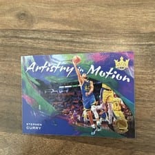 2021-22 Panini Court Kings Artistry in Motion Stephen Curry #13 card
