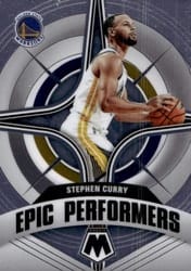 2021-22 Panini Mosaic Epic Performers Stephen Curry #7 card