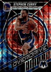 2021-22 Panini Mosaic Overdrive Stephen Curry #11 card