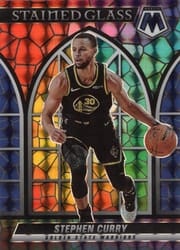 2021-22 Panini Mosaic Stained Glass Stephen Curry #3 card