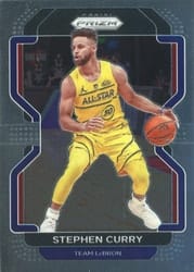 2021-22 Panini Prizm Base Set Stephen Curry #154 card