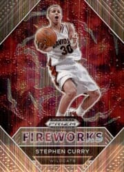 2021 Panini Prizm Draft Picks Fireworks Stephen Curry #20