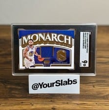 2022-23 Panini Crown Royale Monarch Memorabilia Stephen Curry #MM-SCY card