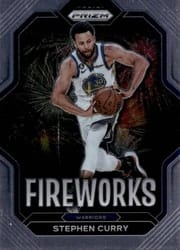 2022-23 Panini Prizm Fireworks Stephen Curry #19 card