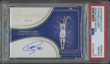 2023-24 Panini Immaculate Collection Immaculate Signature Moves Stephen Curry #15 card