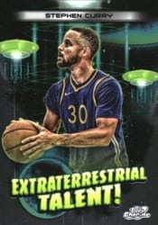2023-24 Topps Chrome Cosmic Extraterrestrial Talent Stephen Curry #ET-13 card