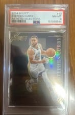 2024-25 Panini Select Artistic Selections Stephen Curry #10 card