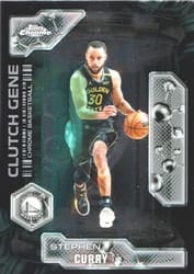 2025-26 Topps Chrome Clutch Gene Stephen Curry #CG-2 card