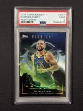2025-26 Topps Midnight Night Vision Stephen Curry #NV-1 card