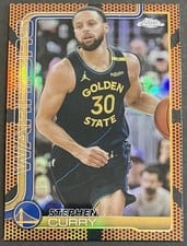 2025 Topps Chrome Stephen Curry #201 card