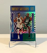 2020-21 Panini Illusions Fantasy Matchups Stephen Curry / Ray Allen #2 card
