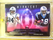 2024 Topps Midnight Constellations Stephen Davis / Jonathon Brooks #C-4 card