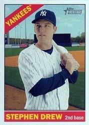 2015 Topps Heritage Base Set Stephen Drew #657 card