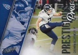 2021 Panini Prestige Prestigious Pros Stephen Gostkowski #PP-SG card