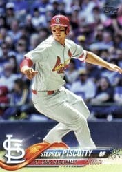 2018 Topps Base Set Stephen Piscotty #158 card