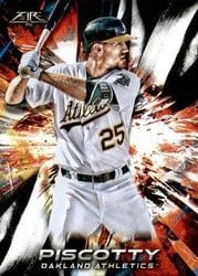 2018 Topps Fire Base Set Stephen Piscotty #12 card