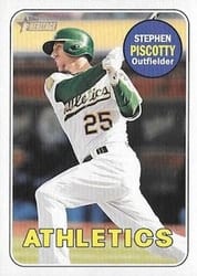 2018 Topps Heritage Base Set Stephen Piscotty #701b card
