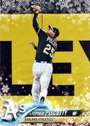 2018 Topps Holiday Base Set Stephen Piscotty #HMW194 card