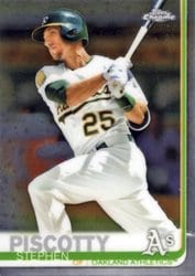 2019 Topps Chrome Base Set Stephen Piscotty #167 card