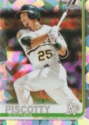 2019 Topps Chrome Sapphire Edition Base Set Stephen Piscotty #66 card