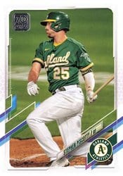 2021 Topps Base Set Stephen Piscotty #607 card