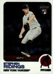 2022 Topps Heritage Chrome Stephen Ridings #604 card