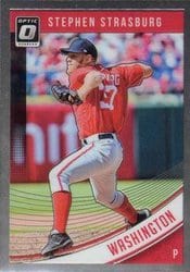 2018 Donruss Optic Base Set Stephen Strasburg #163 card
