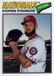 2018 Topps Archives Base Set Stephen Strasburg #134 card
