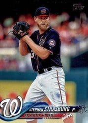2018 Topps Base Set Stephen Strasburg #233 card