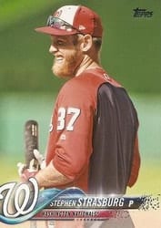 2018 Topps Base Set Stephen Strasburg #233 card