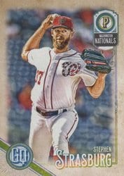 2018 Topps Gypsy Queen Base Set Stephen Strasburg #37 card