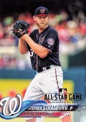 2018 Topps MLB All-Star Game Medallions Stephen Strasburg #ASTM-SS card