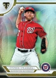 2018 Topps Triple Threads Base Set Stephen Strasburg #55 card