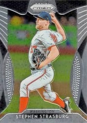 2019 Panini Prizm Base Set Stephen Strasburg #22 card